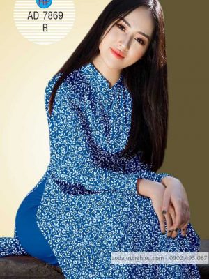 Vải áo dài hoa nhí đều kiểu mới AD 7869 21 1584174556 732 Vai ao dai hoa nhi deu kieu moi AD 7869