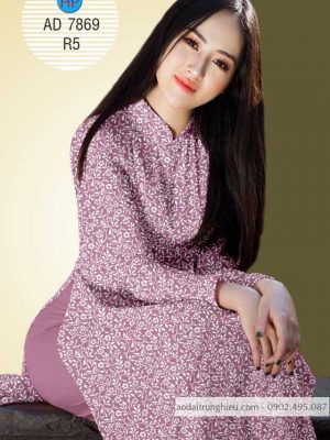 Vải áo dài hoa nhí đều kiểu mới AD 7869 25 1584174557 817 Vai ao dai hoa nhi deu kieu moi AD 7869