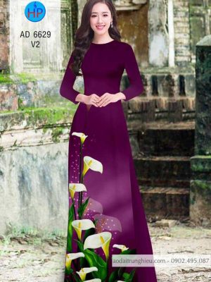 Vải áo dài Hoa Loa Kèn kiểu mới AD 6629 24 1584329442 669 Vai ao dai Hoa Loa Ken kieu moi AD 6629