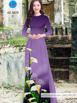Vải áo dài Hoa Loa Kèn kiểu mới AD 6629 29 1584329442 694 Vai ao dai Hoa Loa Ken kieu moi AD 6629