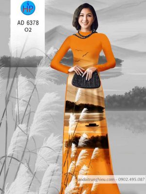 Vải áo dài Quê hương yên bình thiết kế 2020 AD 6378 27 1584329538 134 Vai ao dai Que huong yen binh thiet ke 2020