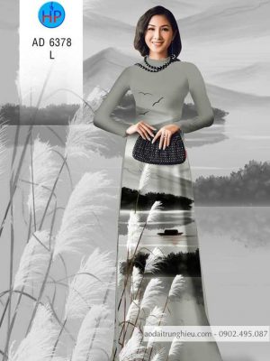 Vải áo dài Quê hương yên bình thiết kế 2020 AD 6378 29 1584329538 189 Vai ao dai Que huong yen binh thiet ke 2020