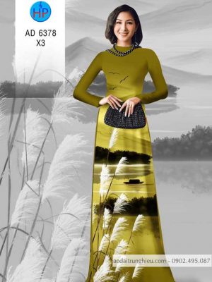 Vải áo dài Quê hương yên bình thiết kế 2020 AD 6378 30 1584329538 489 Vai ao dai Que huong yen binh thiet ke 2020