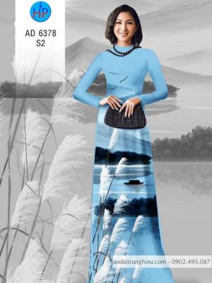Vải áo dài Quê hương yên bình thiết kế 2020 AD 6378 35 1584329540 878 Vai ao dai Que huong yen binh thiet ke 2020