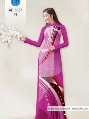 Vải áo dài Lập thể kiểu mới AD 6657 22 1584332489 672 Vai ao dai Lap the kieu moi AD 6657
