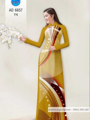 Vải áo dài Lập thể kiểu mới AD 6657 37 1584332490 876 Vai ao dai Lap the kieu moi AD 6657