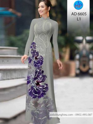 Vải áo dài Hoa tím đẹp sang mới ra AD 6605 28 1584333737 285 Vai ao dai Hoa tim dep sang moi ra AD