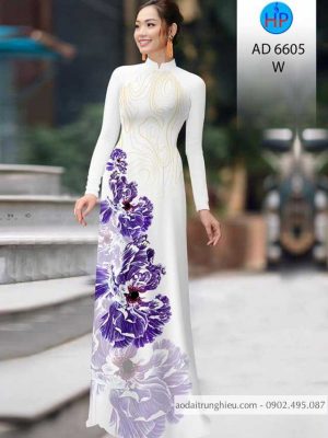 Vải áo dài Hoa tím đẹp sang mới ra AD 6605 30 1584333737 372 Vai ao dai Hoa tim dep sang moi ra AD