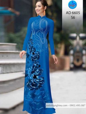 Vải áo dài Hoa tím đẹp sang mới ra AD 6605 33 1584333738 153 Vai ao dai Hoa tim dep sang moi ra AD