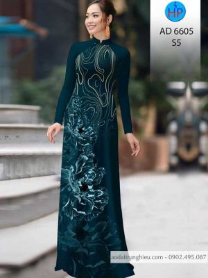 Vải áo dài Hoa tím đẹp sang mới ra AD 6605 34 1584333738 208 Vai ao dai Hoa tim dep sang moi ra AD