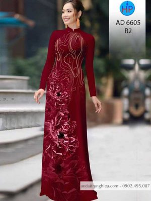 Vải áo dài Hoa tím đẹp sang mới ra AD 6605 36 1584333738 440 Vai ao dai Hoa tim dep sang moi ra AD