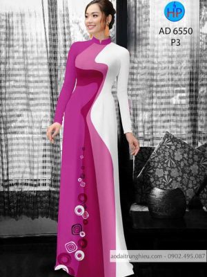 Vải áo dài Lập thể kiểu mới AD 6550 22 1584439937 495 Vai ao dai Lap the kieu moi AD 6550