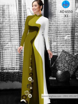 Vải áo dài Lập thể kiểu mới AD 6550 32 1584439939 445 Vai ao dai Lap the kieu moi AD 6550