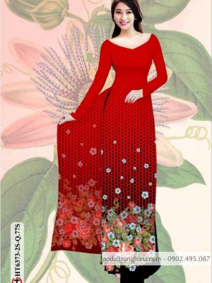 Vải áo dài hoa và bi AD kiểu mới AD 31 1584440186 850 Vai ao dai hoa va bi AD kieu moi AD