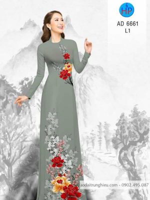 Vải áo dài hoa Mẫu Đơn thiết kế 2020 AD 6661 21 1584440798 847 Vai ao dai hoa Mau Don thiet ke 2020 AD