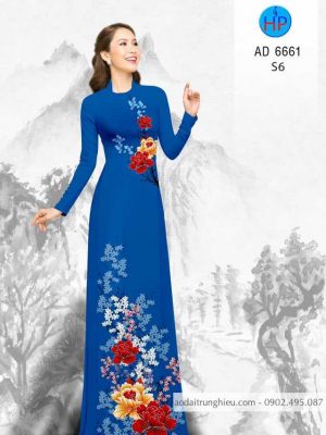 Vải áo dài hoa Mẫu Đơn thiết kế 2020 AD 6661 37 1584440799 991 Vai ao dai hoa Mau Don thiet ke 2020 AD