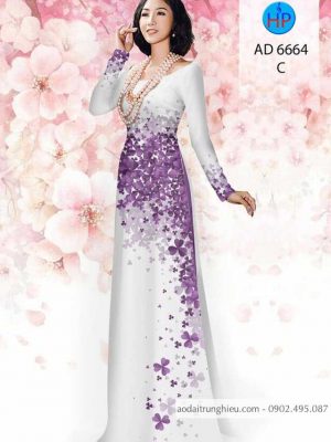 Vải áo dài Cỏ ba lá mới ra AD 6664 22 1584440905 134 Vai ao dai Co ba la moi ra AD 6664