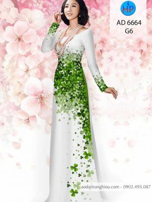 Vải áo dài Cỏ ba lá mới ra AD 6664 23 1584440905 315 Vai ao dai Co ba la moi ra AD 6664