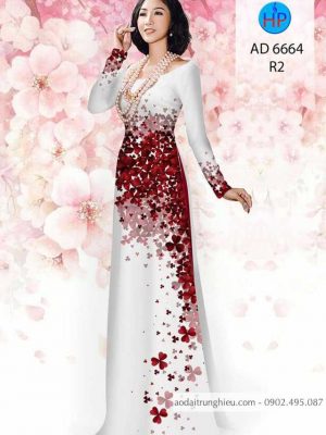Vải áo dài Cỏ ba lá mới ra AD 6664 26 1584440905 738 Vai ao dai Co ba la moi ra AD 6664