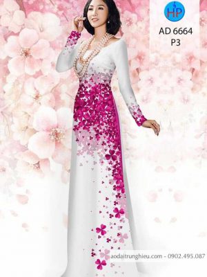 Vải áo dài Cỏ ba lá mới ra AD 6664 27 1584440905 870 Vai ao dai Co ba la moi ra AD 6664