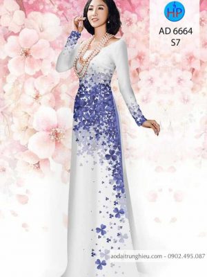 Vải áo dài Cỏ ba lá mới ra AD 6664 33 1584440906 264 Vai ao dai Co ba la moi ra AD 6664