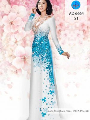 Vải áo dài Cỏ ba lá mới ra AD 6664 29 1584440906 649 Vai ao dai Co ba la moi ra AD 6664