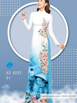 Vải áo dài tình cha mẹ kiểu mới AD 9252 30 1584443676 351 Vai ao dai tinh cha me kieu moi AD 9252