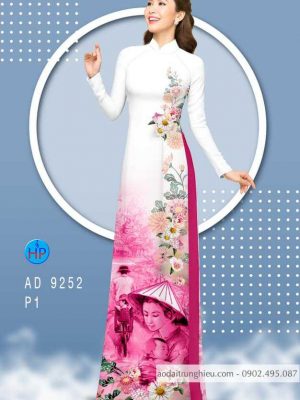 Vải áo dài tình cha mẹ kiểu mới AD 9252 26 1584443676 47 Vai ao dai tinh cha me kieu moi AD 9252