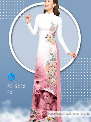 Vải áo dài tình cha mẹ kiểu mới AD 9252 25 1584443676 89 Vai ao dai tinh cha me kieu moi AD 9252