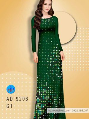 Vải áo dài Ô vuông nhỏ mới ra AD 9206 24 1584443807 569 Vai ao dai O vuong nho moi ra AD 9206