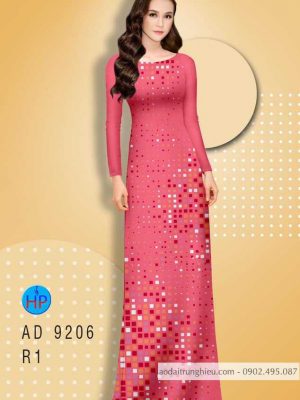 Vải áo dài Ô vuông nhỏ mới ra AD 9206 30 1584443807 865 Vai ao dai O vuong nho moi ra AD 9206