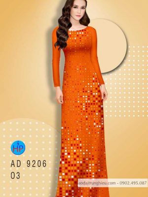 Vải áo dài Ô vuông nhỏ mới ra AD 9206 25 1584443807 868 Vai ao dai O vuong nho moi ra AD 9206