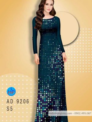 Vải áo dài Ô vuông nhỏ mới ra AD 9206 31 1584443807 886 Vai ao dai O vuong nho moi ra AD 9206