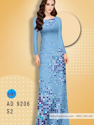 Vải áo dài Ô vuông nhỏ mới ra AD 9206 29 1584443807 974 Vai ao dai O vuong nho moi ra AD 9206