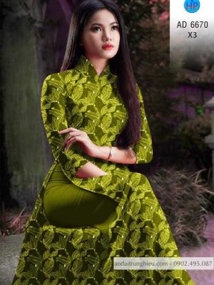 Vải áo dài hình lá đều kiểu mới AD 6670 36 1584521178 402 Vai ao dai hinh la deu kieu moi AD 6670