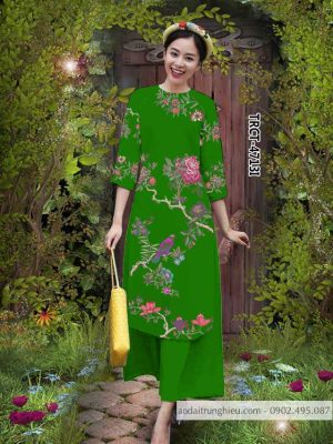 Vải áo dài cách tân chim và hoa mới ra AD TRCT 4713 39 1584522738 392 Vai ao dai cach tan chim va hoa moi ra