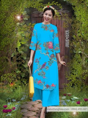 Vải áo dài cách tân chim và hoa mới ra AD TRCT 4713 40 1584522738 963 Vai ao dai cach tan chim va hoa moi ra