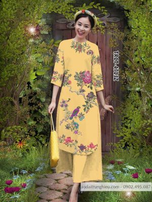 Vải áo dài cách tân chim và hoa mới ra AD TRCT 4713 55 1584522740 733 Vai ao dai cach tan chim va hoa moi ra