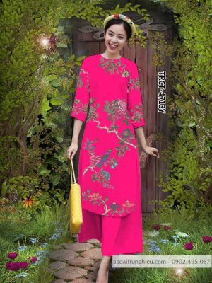 Vải áo dài cách tân chim và hoa mới ra AD TRCT 4713 54 1584522740 754 Vai ao dai cach tan chim va hoa moi ra