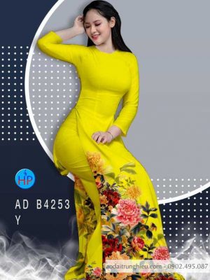 Vải áo dài hoa Mẫu Đơn mới ra AD B4253 37 1584522860 176 Vai ao dai hoa Mau Don moi ra AD B4253