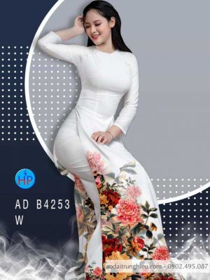 Vải áo dài hoa Mẫu Đơn mới ra AD B4253 39 1584522860 878 Vai ao dai hoa Mau Don moi ra AD B4253