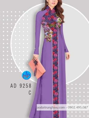 Vải áo dài Hoa hồng thiết kế 2020 AD 9258 31 1584609019 208 Vai ao dai Hoa hong thiet ke 2020 AD 9258