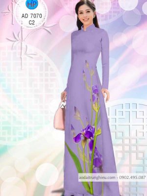 Vải áo dài Hoa tím kiểu mới AD 7070 31 1584610795 281 Vai ao dai Hoa tim kieu moi AD 7070