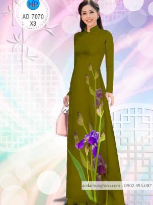 Vải áo dài Hoa tím kiểu mới AD 7070 24 1584610795 361 Vai ao dai Hoa tim kieu moi AD 7070