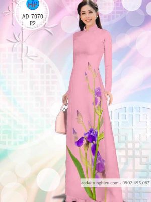 Vải áo dài Hoa tím kiểu mới AD 7070 30 1584610795 778 Vai ao dai Hoa tim kieu moi AD 7070