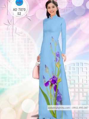 Vải áo dài Hoa tím kiểu mới AD 7070 35 1584610797 763 Vai ao dai Hoa tim kieu moi AD 7070