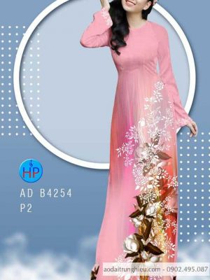 Vải áo dài hoa in 3D kiểu mới AD B4254 23 1584611875 597 Vai ao dai hoa in 3D kieu moi AD B4254