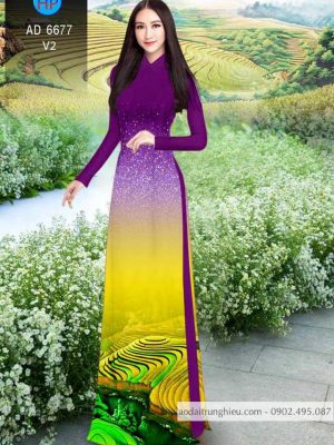 Vải áo dài Ruộng bậc thang kiểu mới AD 6677 22 1584612014 477 Vai ao dai Ruong bac thang kieu moi AD 6677
