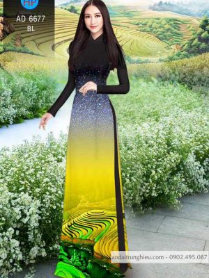 Vải áo dài Ruộng bậc thang kiểu mới AD 6677 25 1584612014 845 Vai ao dai Ruong bac thang kieu moi AD 6677