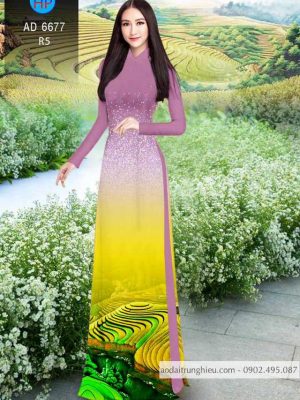 Vải áo dài Ruộng bậc thang kiểu mới AD 6677 33 1584612015 416 Vai ao dai Ruong bac thang kieu moi AD 6677